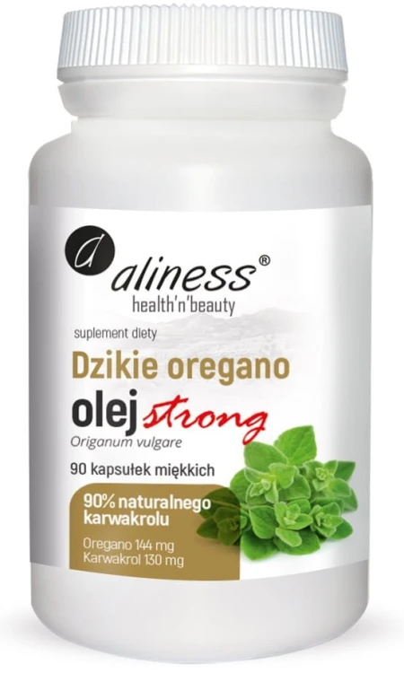 Dzikie oregano olej strong 90 kapsułek Aliness