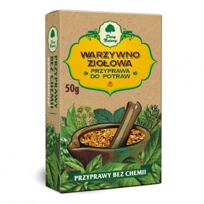 Warzywno ziołowa przyprawa do potraw 50g Dary Natury