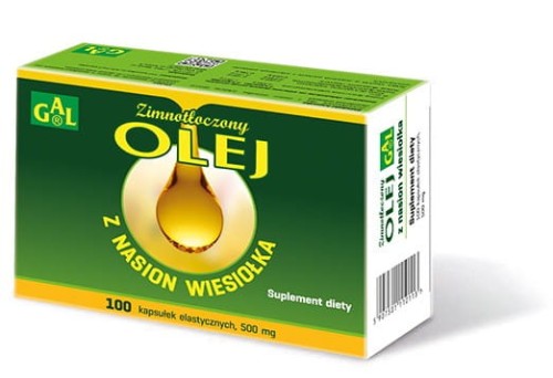 Olej z nasion wiesiołka 100kaps. GAL
