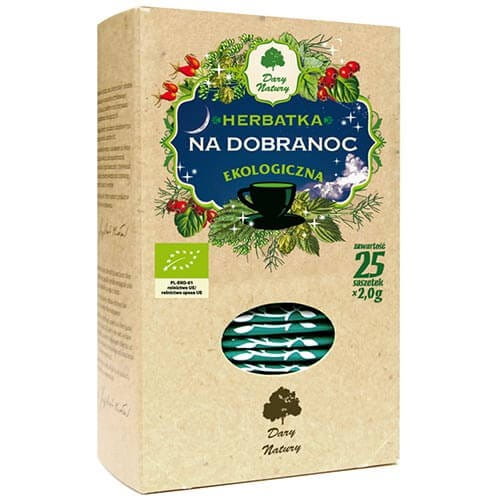 Herbatka ziołowo-owocowa Na Dobranoc 25x2g Dary Natury