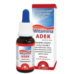 Witamina ADEK Kompleks witamin: A, D3, E, K2MK7 20ml (600kropli) Dr. Jacob's