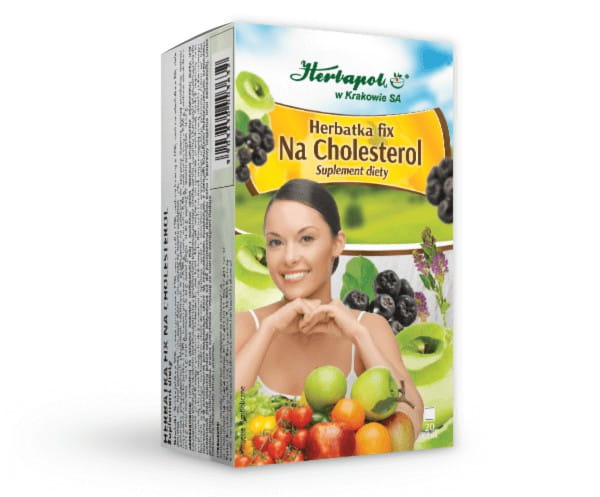 Herbatka NA CHOLESTEROL fix 20x2g, Herbapol Kraków– SUPLEMENT DIETY