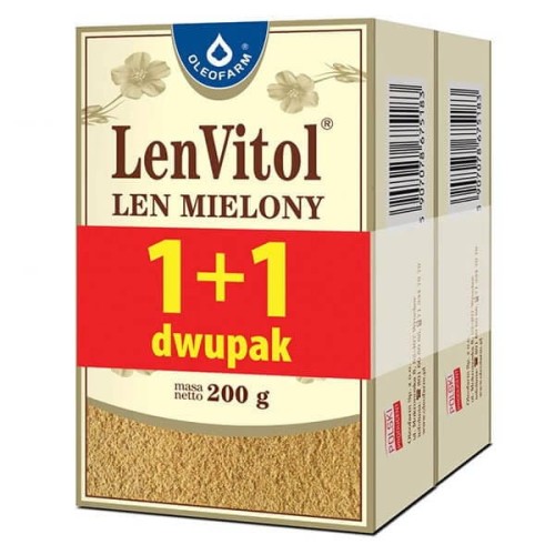 Len mielony 200g X 2 Oleofarm