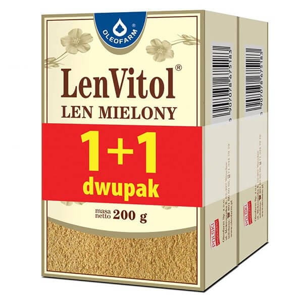Len mielony 200g X 2 Oleofarm