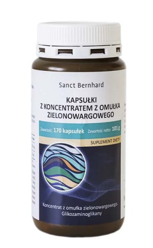 Kapsułki z koncentratem z omułka zielonowargowego 170kps