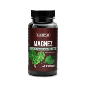Magnez 4 formy magnezu+B6 60 kps Skoczylas