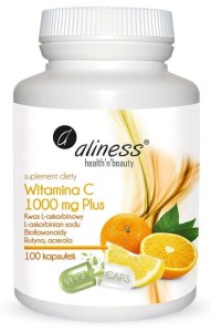 Witamina C 1000 mg Plus x 100 kaps VEGE Aliness