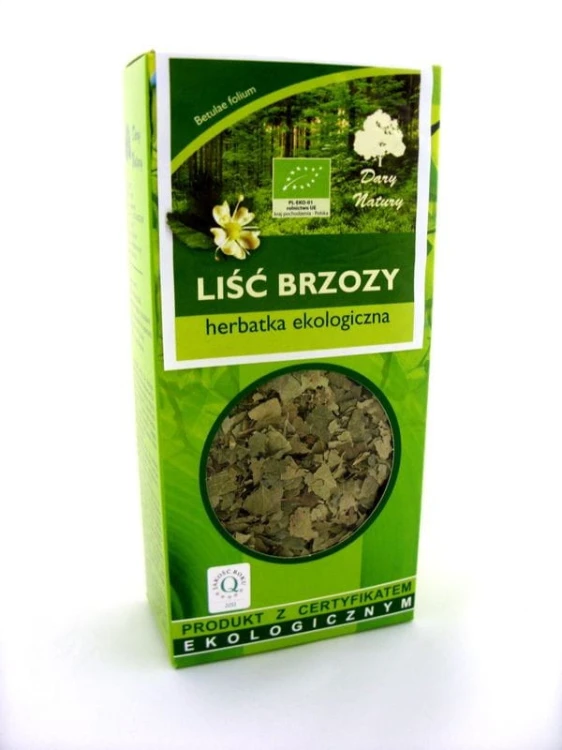 Liść brzozy herbatka ekologiczna 50g Dary Natury