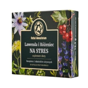 Lawenda i Różeniec NA STRES 30 kapsułek vege Herbal Monasterium