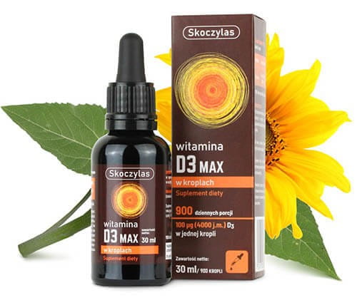 Witamina D3 MAX krople 30ml Skoczylas
