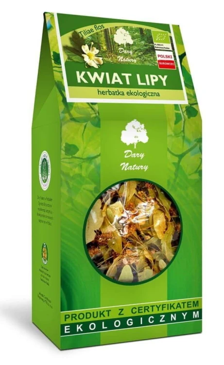 Kwiat lipy herbatka ekologiczna 30g Dary Natury