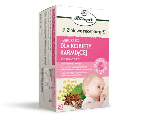 Herbatka fix dla kobiety karmiącej, 20 saszetek x2g, Herbapol Kraków