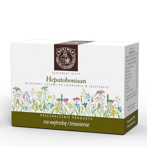 Hepatobonisan Ojca Grzegorza (zioła do zaparzania) 25 saszetek Bonimed