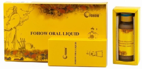 Fohow Oral Liquid - 4 butelki cordyceps w płynie