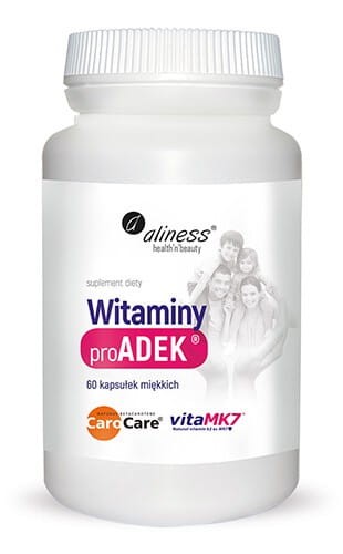 Witaminy proADEK 60 kapsułek Aliness