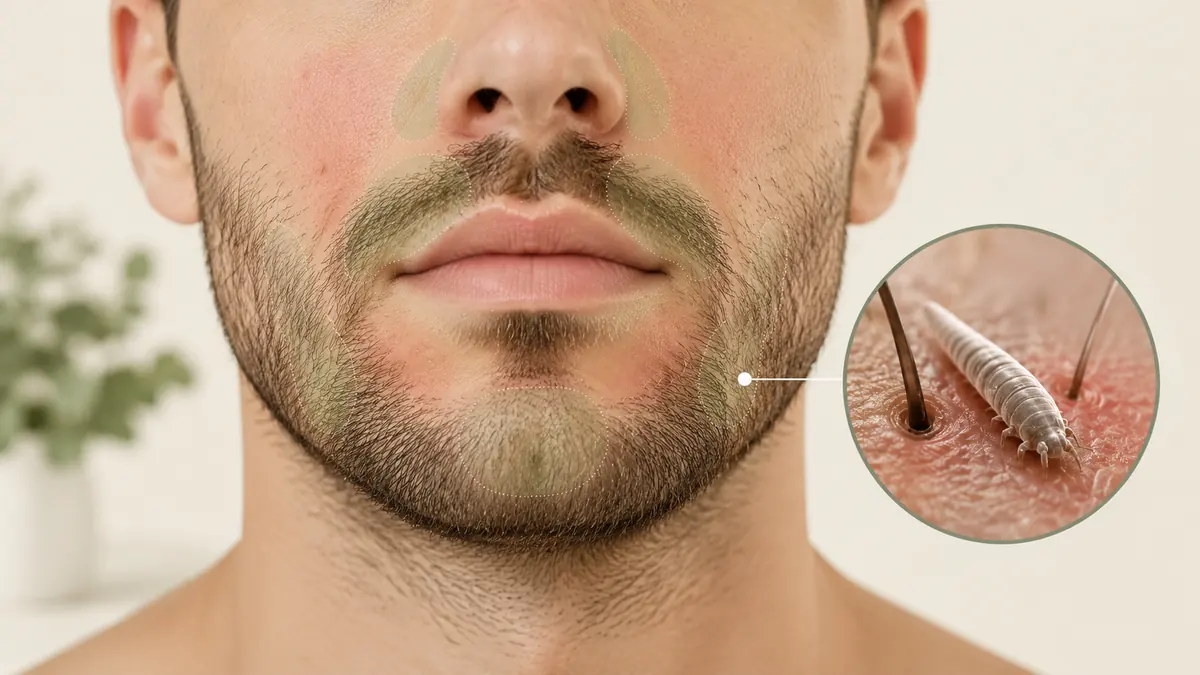 nuzeniec-demodex-broda-zarost-objawy