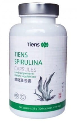Spirulina Tiens, 100 kaps.