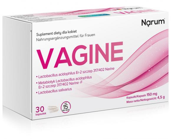 Narum Vagine bakterie Lactobacillus dla kobiet 30 kapsułek