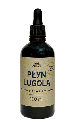Płyn Lugola 5% Polski Zielarz 100 ml roztwór jodu i jodku potasu