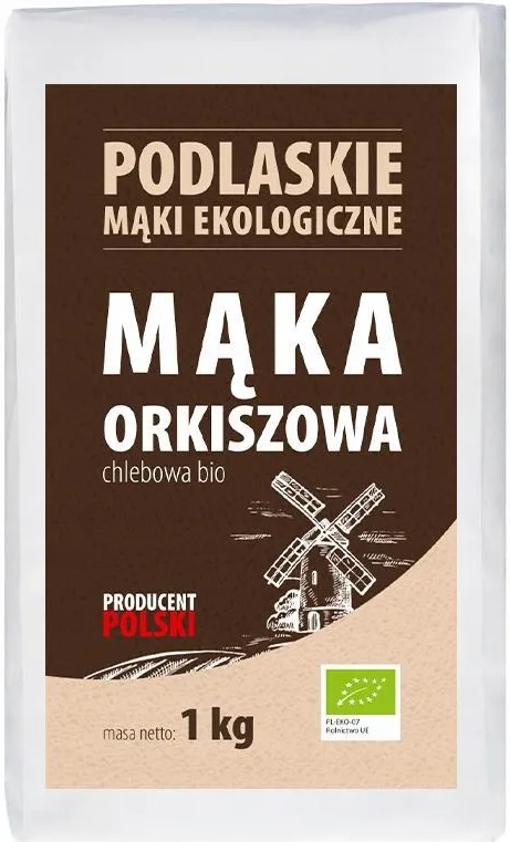 Mąka orkiszowa chlebowa BIO typ 750 BioLife 1 kg
