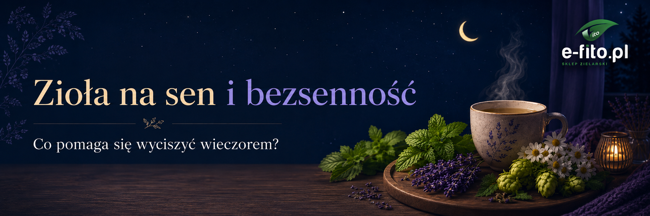 Zioła na sen i bezsenność — co pomaga się wyciszyć wieczorem?