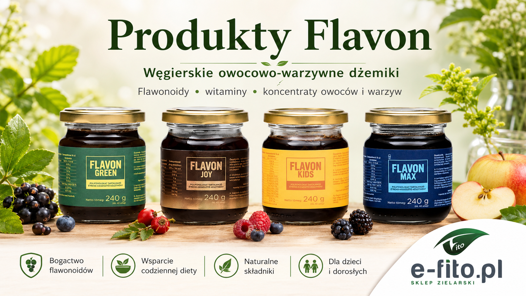 Produkty Flavon – węgierskie „dżemiki” z owoców i warzyw. Czy warto je stosować?