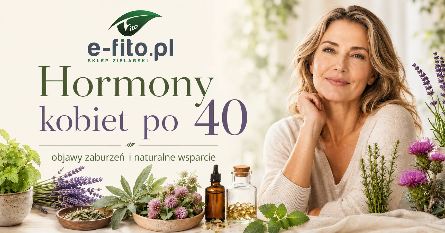 Hormony kobiet po 40 – objawy zaburzeń i naturalne wsparcie